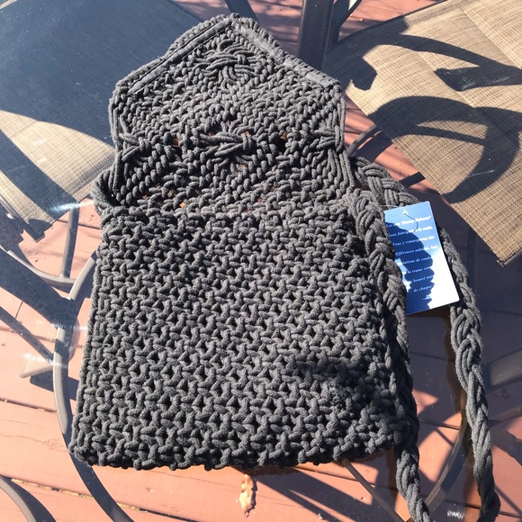 🖤Tommy Bahama Macrame Bag - Picture 3 of 8